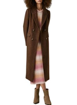 Giubbino Pepe Jeans Taylor marrone per donna