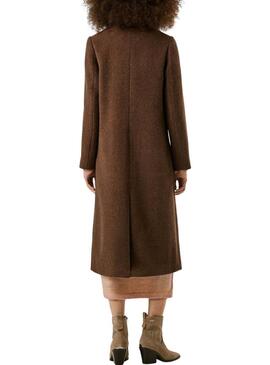 Giubbino Pepe Jeans Taylor marrone per donna