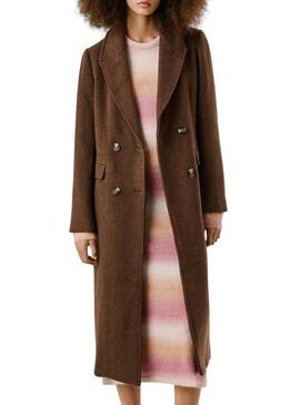 Giubbino Pepe Jeans Taylor marrone per donna