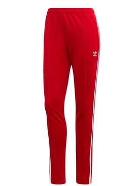 Pantaloni Adidas SST Rosso per Donna