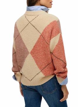 Maglia Superdry Argyle multicolore per donna