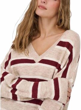 Maglia a righe a maglia Only Talio per donna