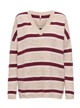 Maglia a righe a maglia Only Talio per donna