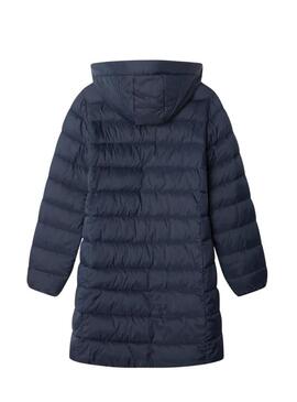 Cappotto Pepe Jeans imbottito blu scuro per bambina
