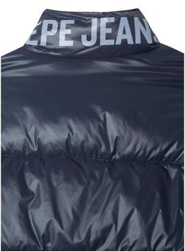 Giacca trapuntata Pepe Jeans Essie blu per ragazza