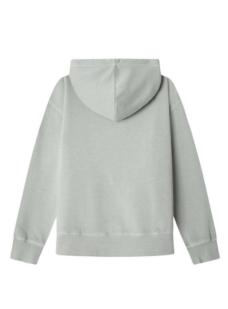 Felpa Pepe Jeans Felder grigia per bambino