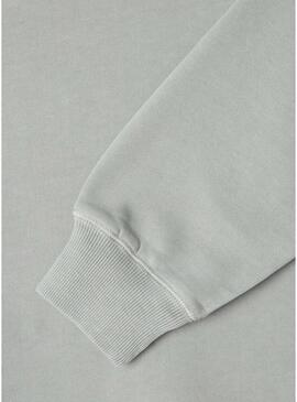 Felpa Pepe Jeans Felder grigia per bambino