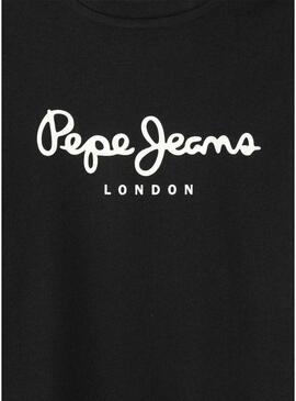 Maglietta Pepe Jeans New Art nera per bambino