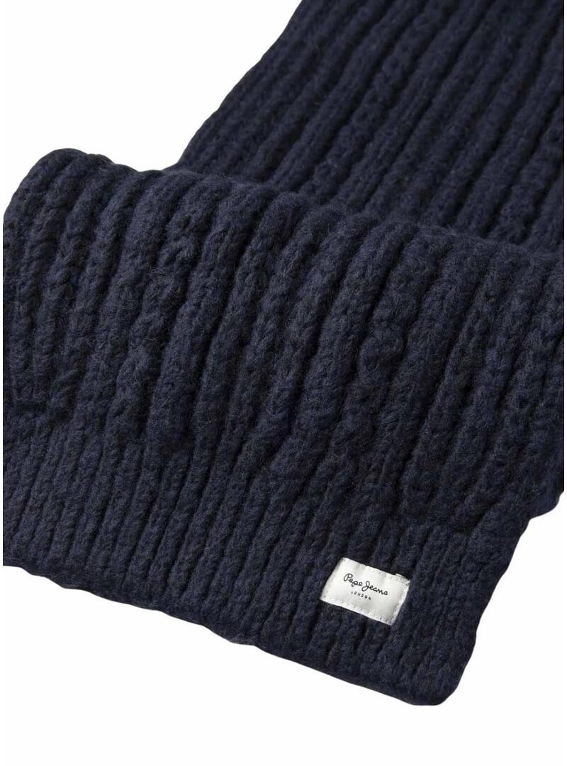 Sciarpa Pepe Jeans Skyler blu navy per bambina