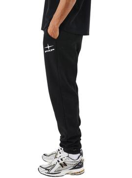 Progetto Jogger x Paris in cotone nero per uomo.