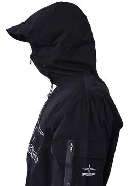 Giacca Project x Paris nera impermeabile per uomo