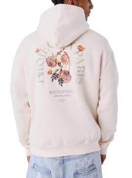 Felpa Project x Paris Roses beige per uomo