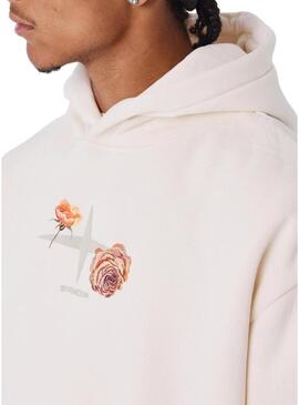 Felpa Project x Paris Roses beige per uomo