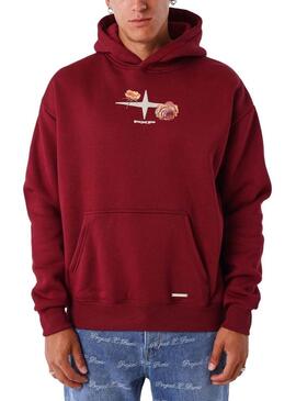 Felpa Project x Paris Roses rossa per uomo.