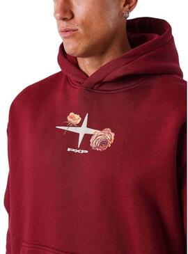 Felpa Project x Paris Roses rossa per uomo.