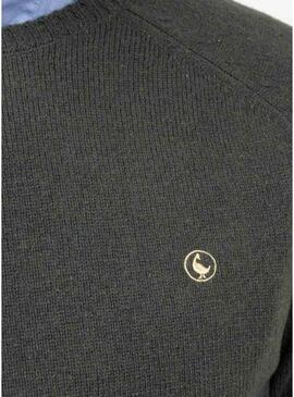 Maglia El Ganso in lana merino verde per uomo