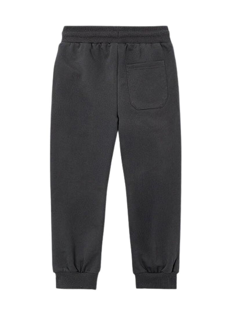 Tuta sportiva Mayoral tre pezzi gialla, grigia e nera per bambino.