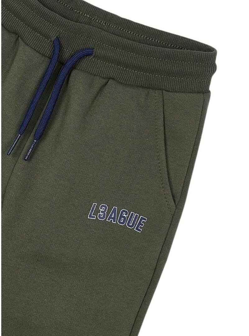 Tuta Mayoral tre pezzi verde e blu scuro per bambino