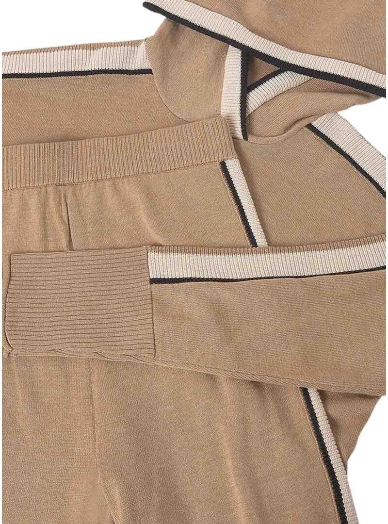 Set Mayoral Tricot cammello per bambina