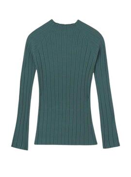 Maglietta Mayoral Tricot verde per ragazza
