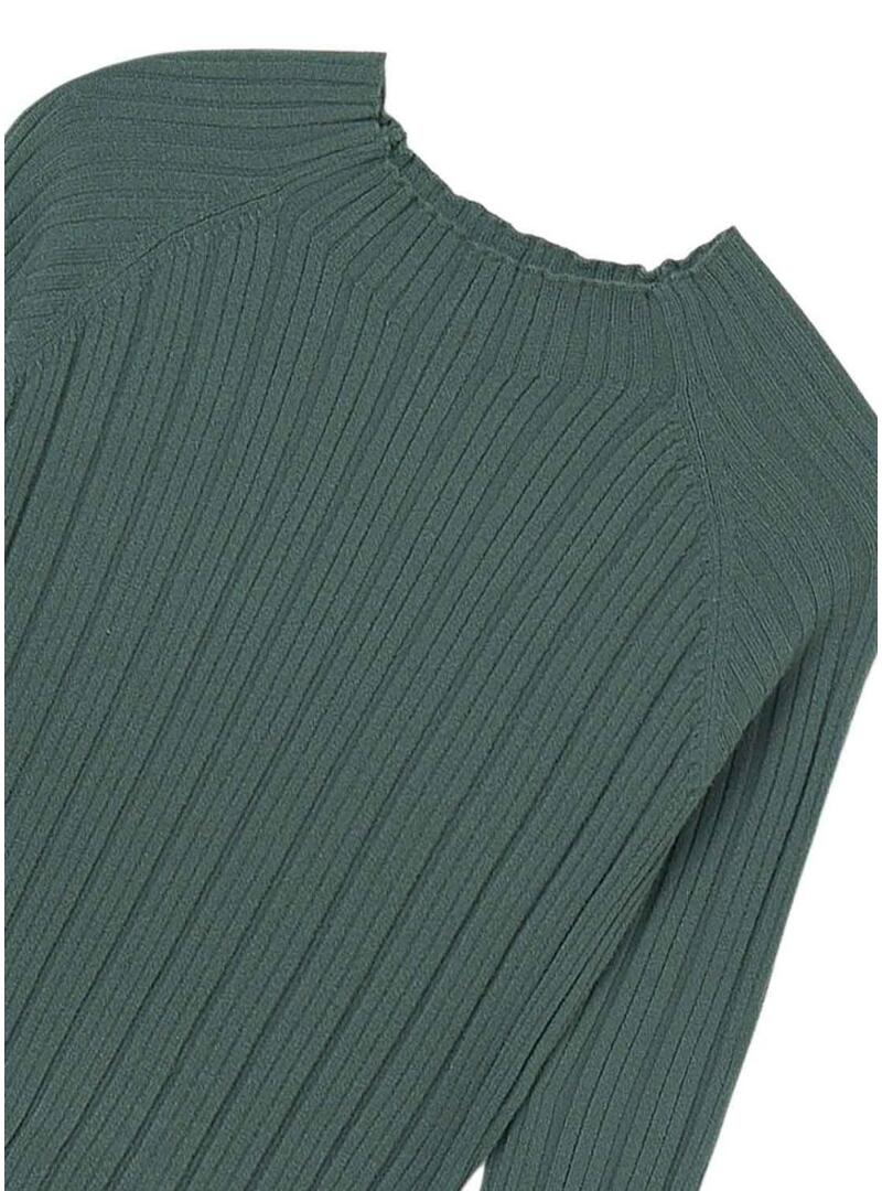 Maglietta Mayoral Tricot verde per ragazza