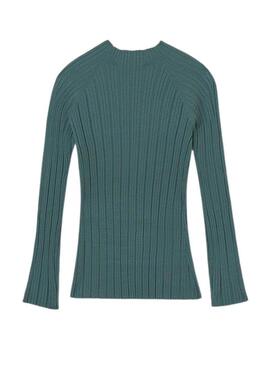 Maglietta Mayoral Tricot verde per ragazza