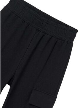 Pantaloni cargo neri Mayoral per bambina
