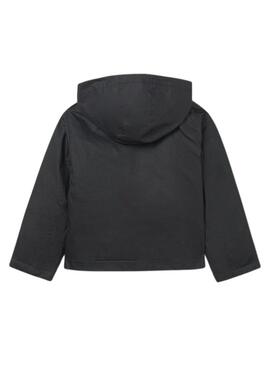Giacca cerata nera Mayoral per bambina.