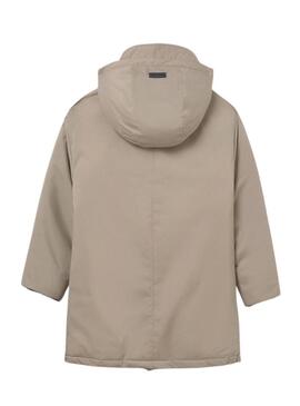 Parka Mayoral Caliza beige per bambino