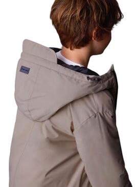 Parka Mayoral Caliza beige per bambino
