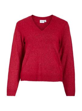 Maglia Vila Vimiraz rossa per donna.
