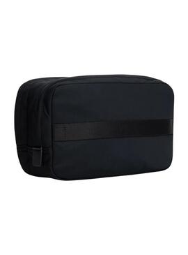 Necesser Tommy Hilfiger in nylon nero per uomo