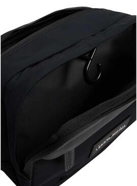 Necesser Tommy Hilfiger in nylon nero per uomo