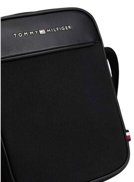 Borsa Tommy Hilfiger Foundation nera per uomo