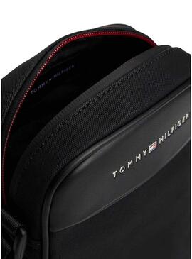 Borsa Tommy Hilfiger Foundation nera per uomo