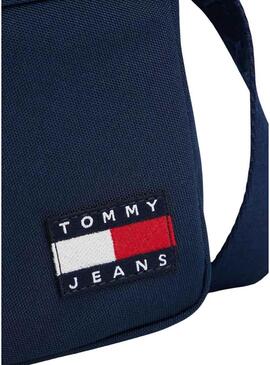 Borsa Tommy Jeans Reporter blu scuro per uomo