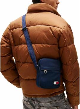 Borsa Tommy Jeans Reporter blu scuro per uomo