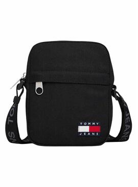 Borsa Tommy Jeans Reporter nera per uomo