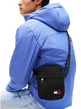Borsa Tommy Jeans Reporter nera per uomo