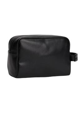 Necessaire Tommy Jeans Linear logo nero per uomo