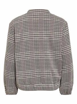 Bomber Vila Viraja grigio per donna.