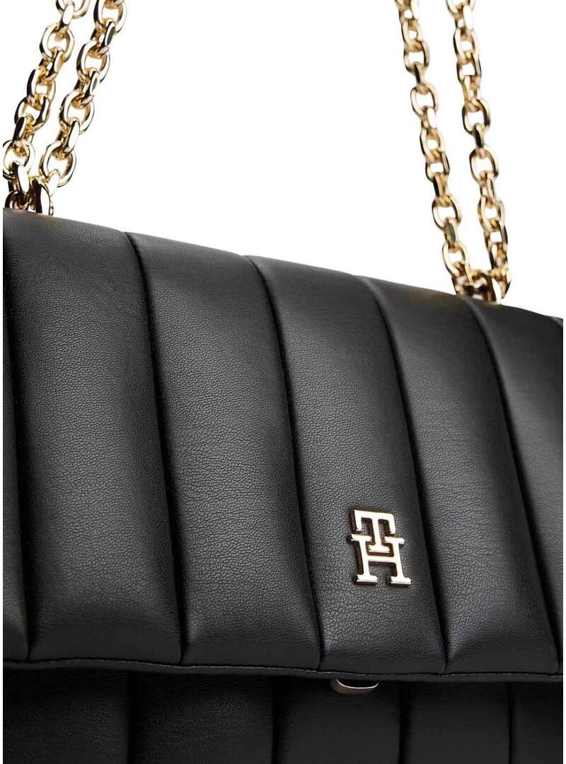 Borsa Tommy Hilfiger Grace nera per donna.