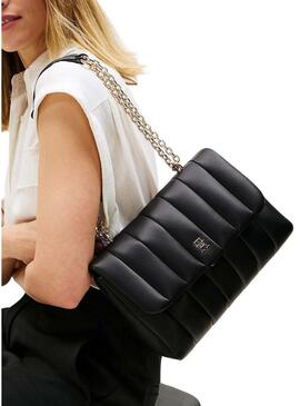 Borsa Tommy Hilfiger Grace nera per donna.