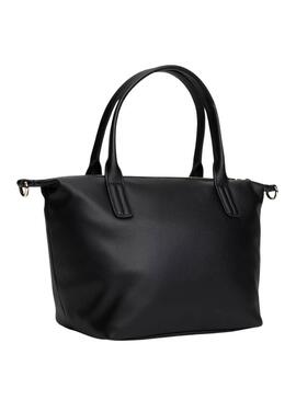 Borsa Tommy Hilfiger mini tote nera per donna.