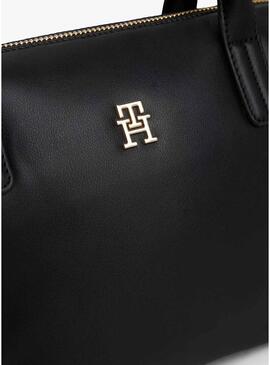 Borsa Tommy Hilfiger mini tote nera per donna.