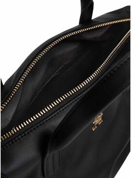 Borsa Tommy Hilfiger mini tote nera per donna.