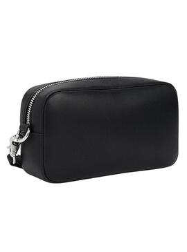 Borsa Tommy Jeans Camera Serif nera per donna.