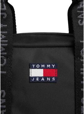 Borsa Tommy Jeans Daily Crossover nera per donna.