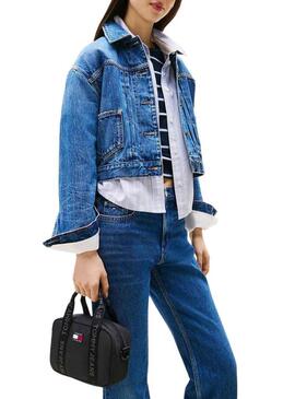 Borsa Tommy Jeans Daily Crossover nera per donna.