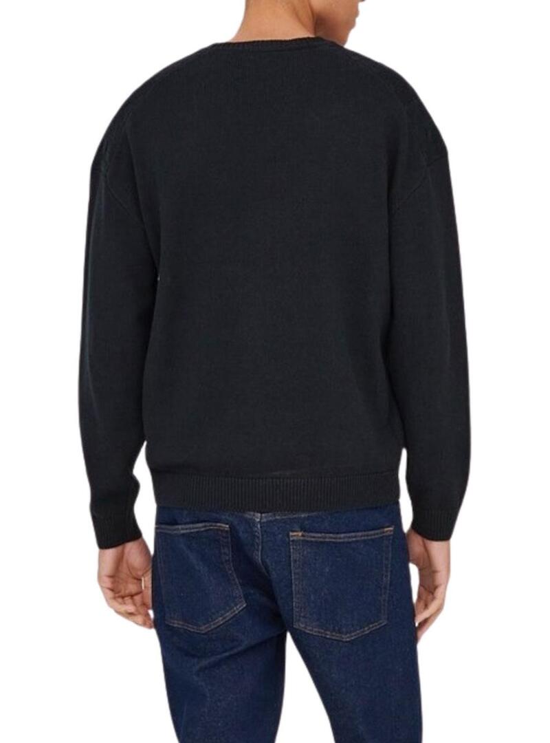 Maglia Only and Sons Lamard blu scuro per uomo